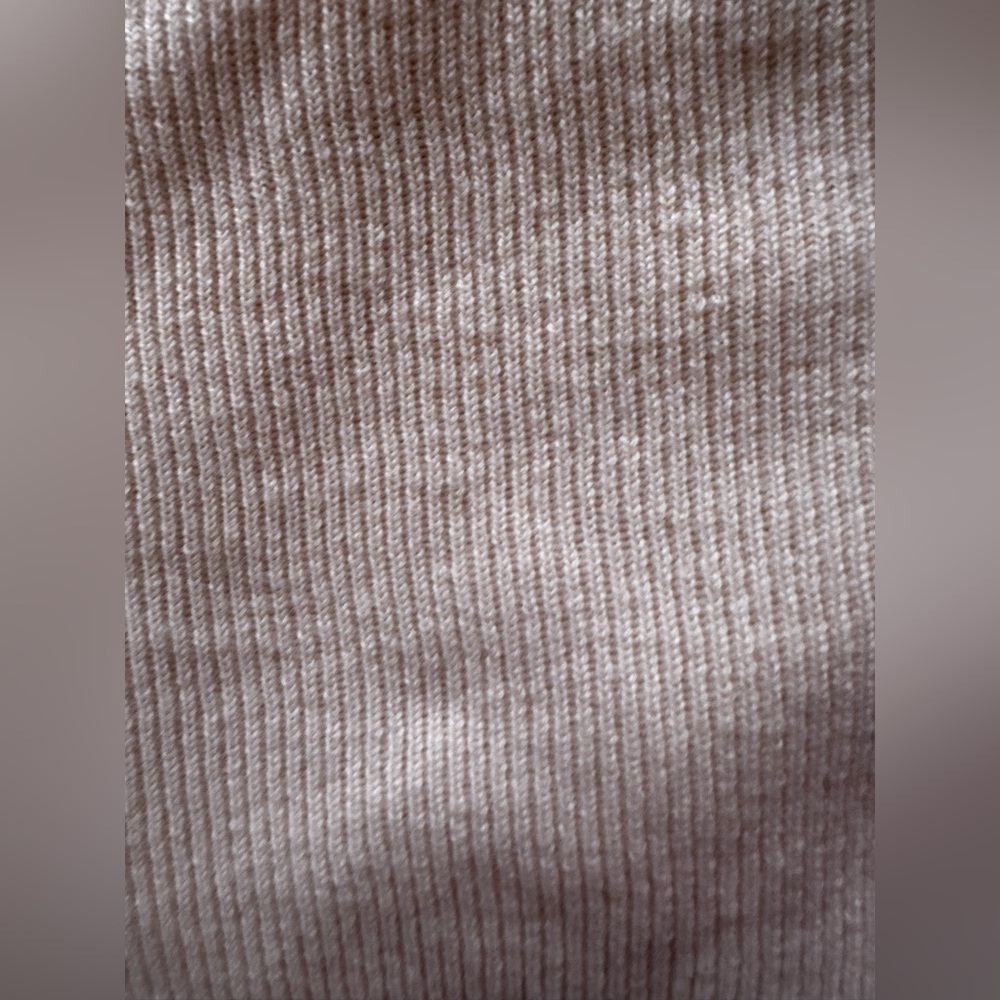 T by Alexander Wang Merino Wool Snap Shoulder Sweater Cream Size L - Picture 10 of 15